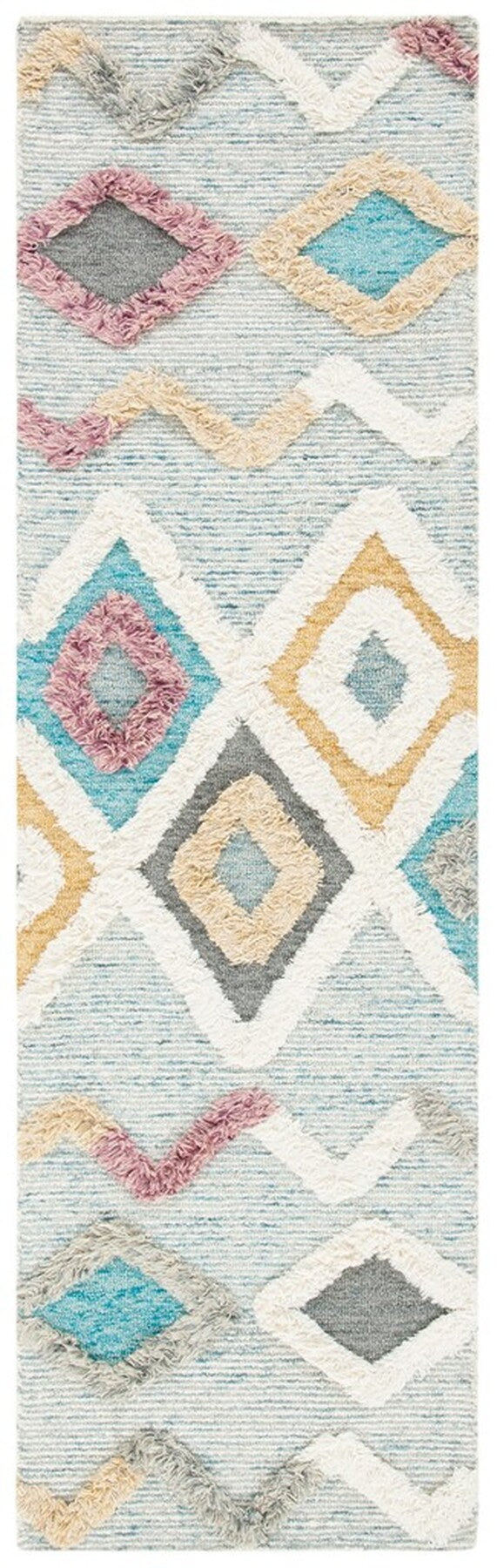 Safavieh Kenya 663 Hand Tufted Wool Contemporary Rug KNY663F-9