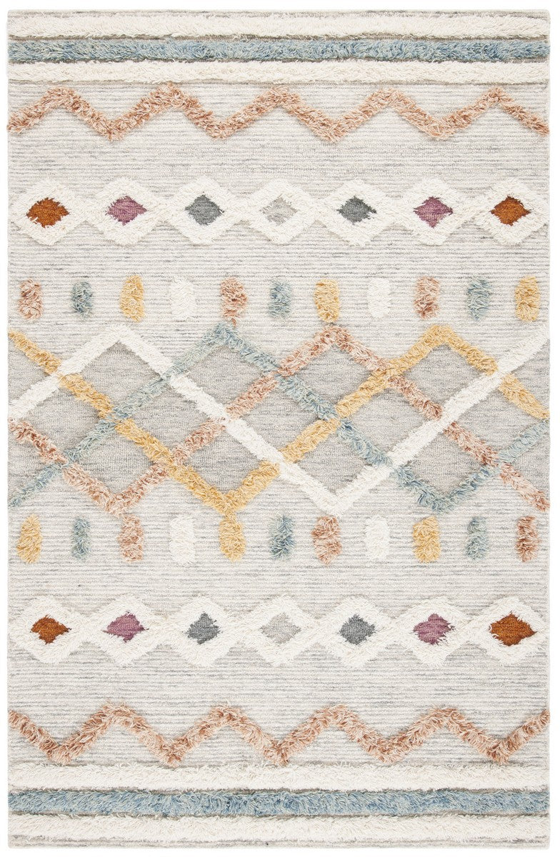 Safavieh Kenya 664 Hand Tufted Wool Contemporary Rug KNY664A-9SQ