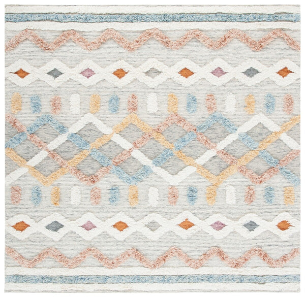 Safavieh Kenya 664 Hand Tufted Wool Contemporary Rug KNY664A-9SQ