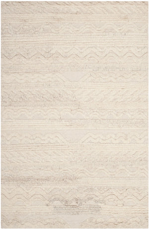 Kenya 816  Hand Knotted 80% Wool, 20% Cotton Rug Ivory