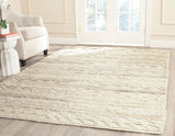 Kenya 816  Hand Knotted 80% Wool, 20% Cotton Rug Ivory