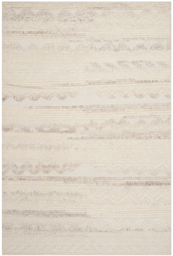 Kenya 816  Hand Knotted 80% Wool, 20% Cotton Rug Ivory