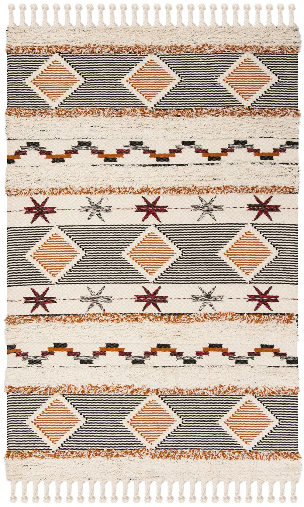 Safavieh Kenya 904 Hand Knotted 80% Wool/20% Cotton Rug KNY904A-7SQ