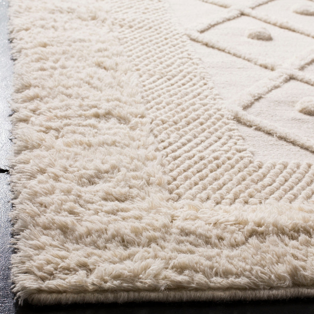 Safavieh Kenya 952 Hand Knotted 90% Wool/10% Cotton Contemporary Rug KNY952A-6SQ