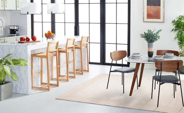 Safavieh Kenya 952 Hand Knotted 90% Wool/10% Cotton Contemporary Rug KNY952A-6SQ