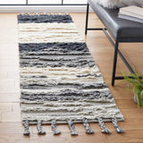 Kenya 955  Hand Woven 100% Wool Pile Rug Ivory / Grey