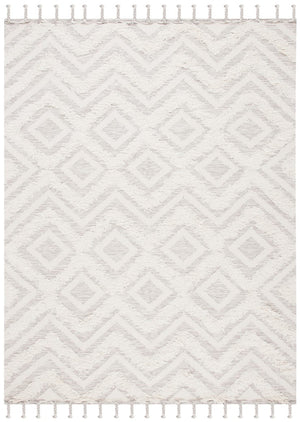 Kenya 957  Hand Woven 100% Wool Pile Rug Ivory / Grey