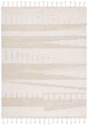 Kenya 958  Hand Woven 100% Wool Pile Rug Ivory / Beige