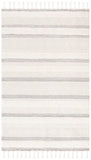 Kenya 959  Hand Woven 100% Wool Pile Rug Ivory / Grey