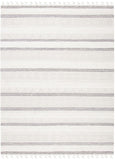 Kenya 959  Hand Woven 100% Wool Pile Rug Ivory / Grey