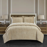 Ryland Beige Twin 2pc Comforter Set