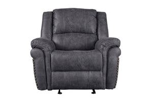 Porter Designs Socorro Manual Contemporary Recliner Gray 03-180C-03-7625
