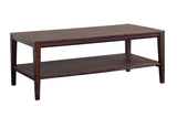 Fall River Solid Sheesham Wood Contemporary Coffee Table