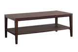 Porter Designs Fall River Solid Sheesham Wood Contemporary Coffee Table Gray 05-117-02-4896