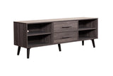 Porter Designs Skagen Mid-Century Modern Modern TV Stand Gray 06-209-10-2317