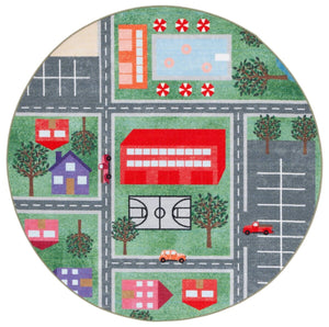 Safavieh Kids Playhouse 200 Power Loomed Polyamide Kids Rug KPH200Y-8