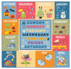 Safavieh Kids Playhouse 224 Power Loomed Polyamide Kids Rug KPH224M-8