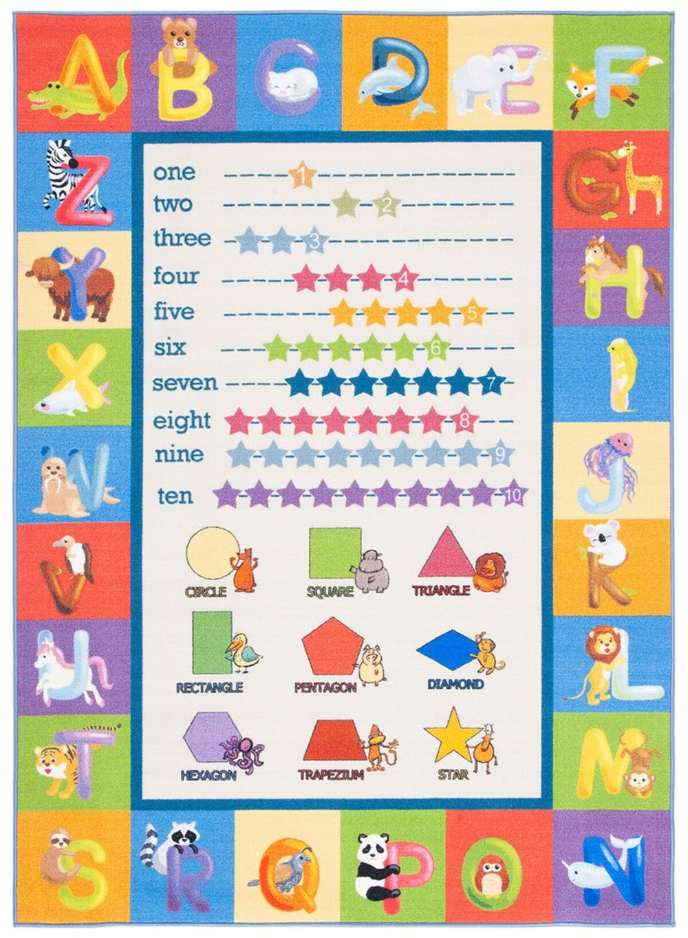 Safavieh Kids Playhouse 225 Power Loomed Polyamide Kids Rug KPH225A-6