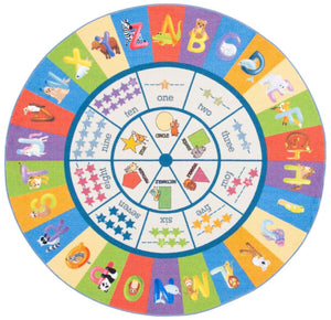 Safavieh Kids Playhouse 225 Power Loomed Polyamide Kids Rug KPH225A-6