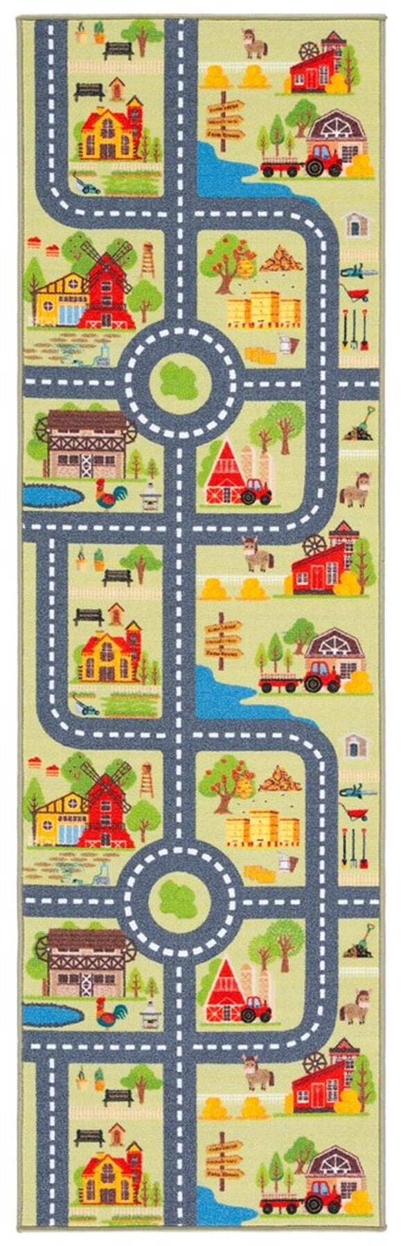 Safavieh Kids Playhouse 232 Power Loomed Polyamide Kids Rug KPH232Y-6