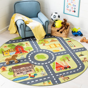 Safavieh Kids Playhouse 232 Power Loomed Polyamide Kids Rug KPH232Y-6