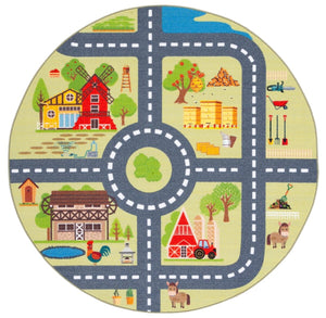 Safavieh Kids Playhouse 232 Power Loomed Polyamide Kids Rug KPH232Y-6