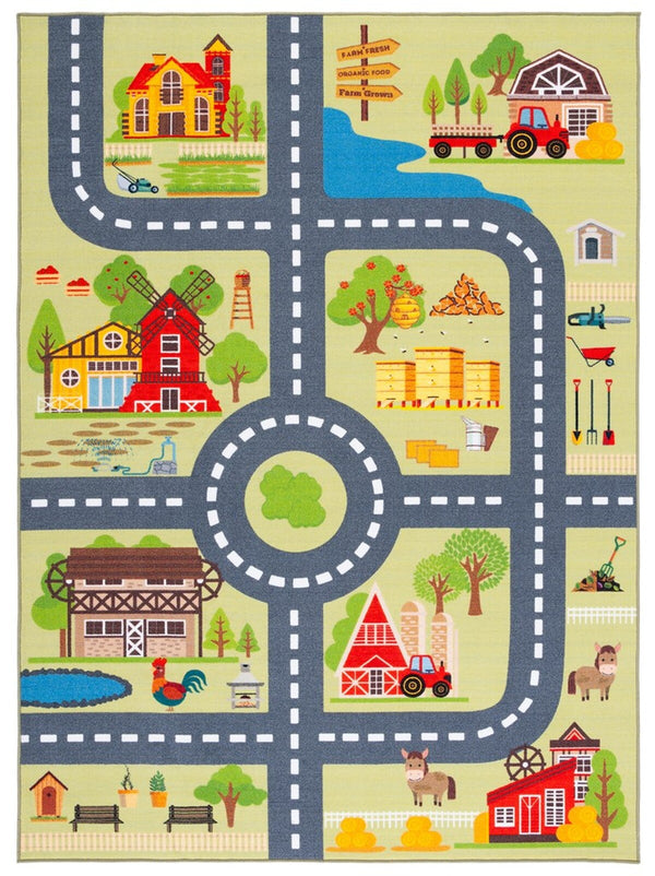 Safavieh Kids Playhouse 232 Power Loomed Polyamide Kids Rug KPH232Y-6