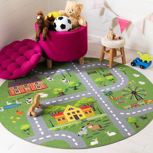 Safavieh Kids Playhouse 235 Power Loomed Polyamide Kids Rug KPH235Y-6