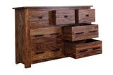 Porter Designs Kalispell Solid Sheesham Wood Natural Dresser Natural 07-116-06-PDU105H