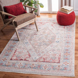 Kenitra 600 Kenitra 662 Traditional Power Loomed Polyester Space Dyed Rug Grey / Blue