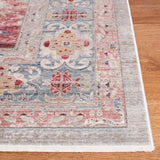 Kenitra 600 Kenitra 662 Traditional Power Loomed Polyester Space Dyed Rug Grey / Blue