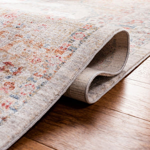 Kenitra Traditional Power Loomed Polyester Space Dyed Area Rug - Stylish, Durable, Elegant Design