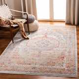 Kenitra 600 Kenitra 676 Traditional Power Loomed Polyester Space Dyed Rug