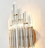 Bethel Gold Wall Sconce in Metal & Glass