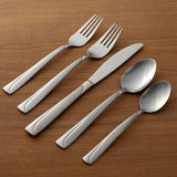 Madeline 51 Piece Everyday Flatware Set With Caddy, Service For 8
