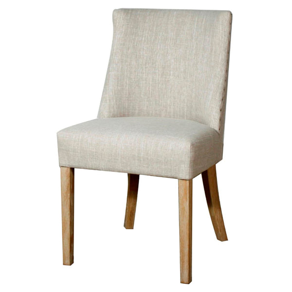 New Paris Fabric Chair - Set of 2 Rice