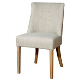 New Paris Fabric Chair - Set of 2 Rice