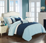 Osnat Blue King 10pc Comforter Set