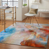 Nourison Le Reve LER04 Artistic Machine Made Tufted Indoor only Area Rug Multicolor 5'3" x 7'3" 99446494405
