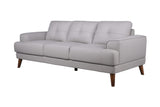 Porter Designs Anzio Top Quality Leather Transitional Sofa Cream 02-204C-01-7120