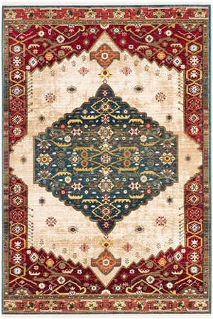 Safavieh Kashan 300 Power Loomed Polypropylene Pile Traditional Rug KSN300A-3