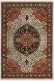 Kashan 302 Power Loomed Polypropylene Pile Traditional Rug