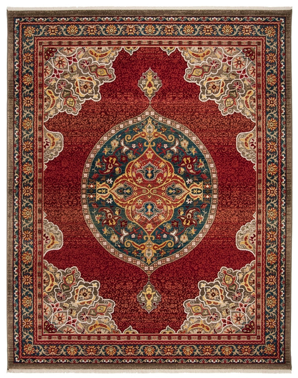 Safavieh Kashan 302 Power Loomed Polypropylene Pile Traditional Rug KSN302F-3