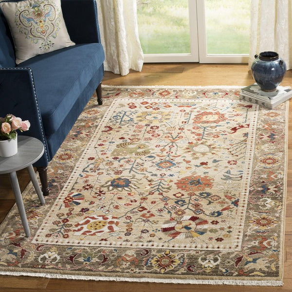 Safavieh Kashan 303 Power Loomed Polypropylene Pile Traditional Rug KSN303K-3