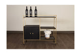 Porter Designs Cassini Solid Wood Contemporary Bar Black 05-125-30-02637