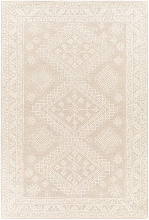 Kayseri KSR-2305 Traditional Wool Rug KSR2305-81012 Taupe, Beige, Cream 100% Wool 8'10" x 12'