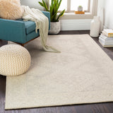 Kayseri KSR-2305 Traditional Wool Rug KSR2305-81012 Taupe, Beige, Cream 100% Wool 8'10" x 12'