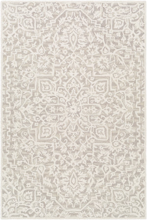 Kayseri KSR-2310 Traditional Wool Rug KSR2310-81012 Medium Gray, Khaki, Beige 100% Wool 8'10" x 12'