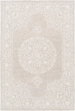 Kayseri KSR-2313 Global Wool Rug KSR2313-81012 Taupe, Beige, Cream 100% Wool 8'10" x 12'