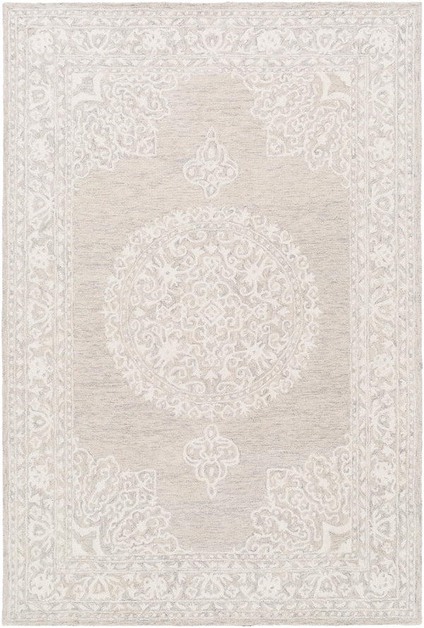 Kayseri KSR-2313 Global Wool Rug KSR2313-81012 Taupe, Beige, Cream 100% Wool 8'10" x 12'
